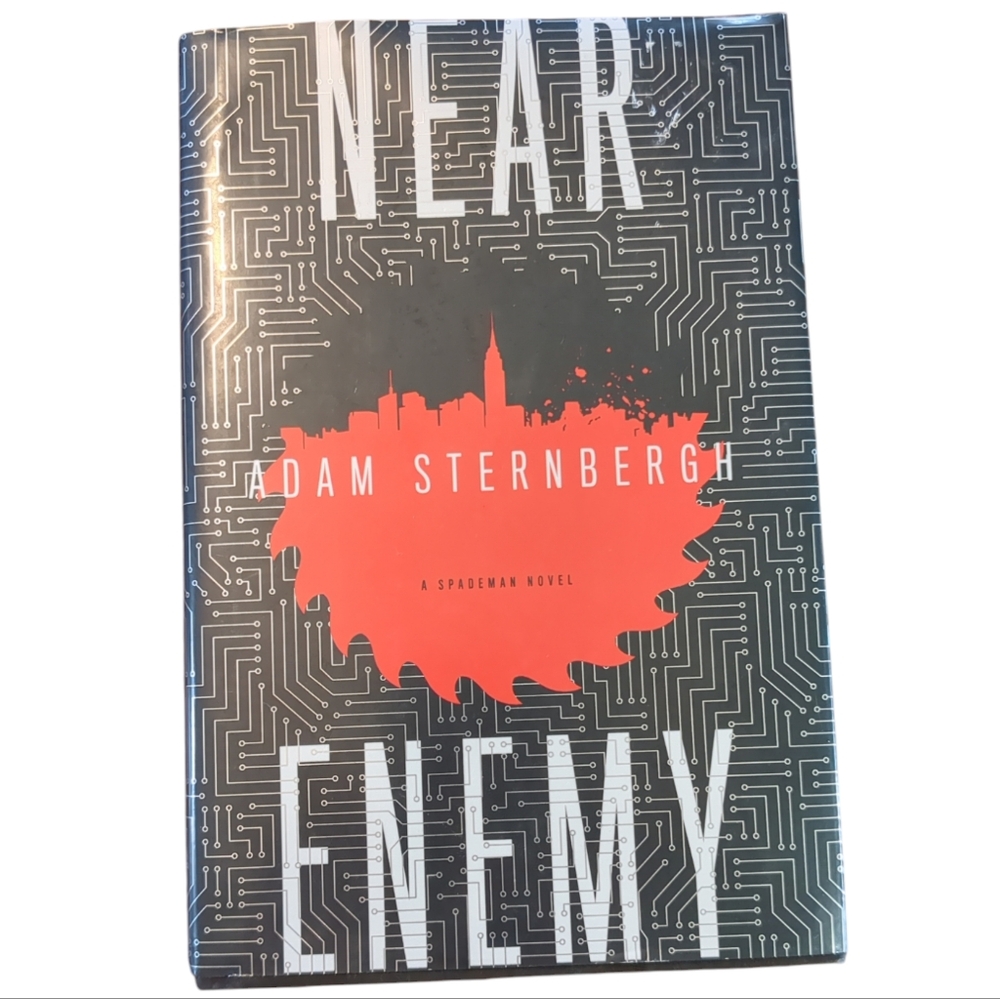 🍁2/$7🍁Near Enemy by Adam Sternbergh Hardcover Book